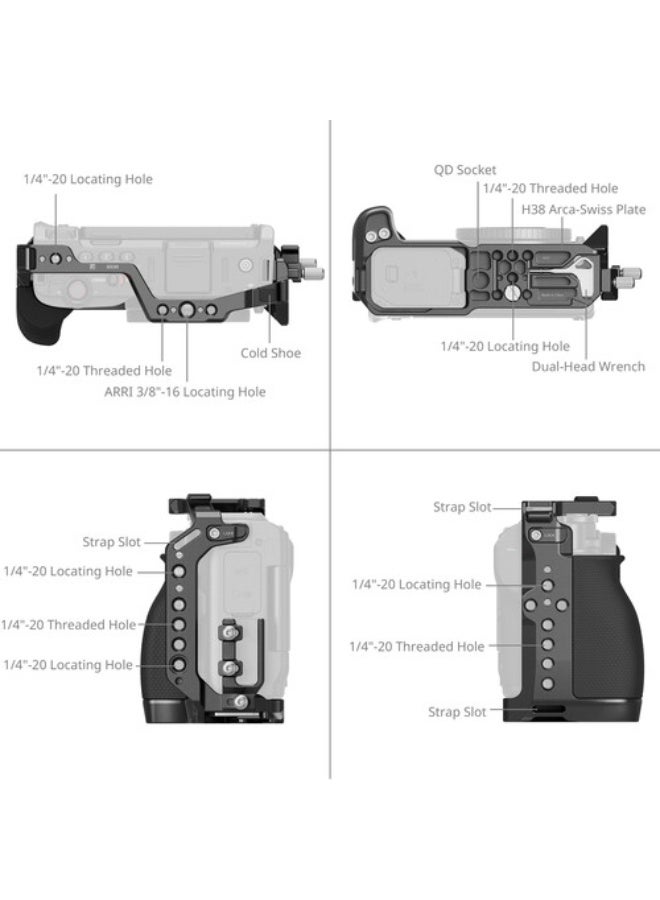 SMALLRIG Cage Kit for Nikon ZR (Cage-Cable Clamp-Top Handle) 5647 - Image 5